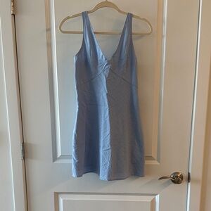 Abercrombie Linen light blue sundress